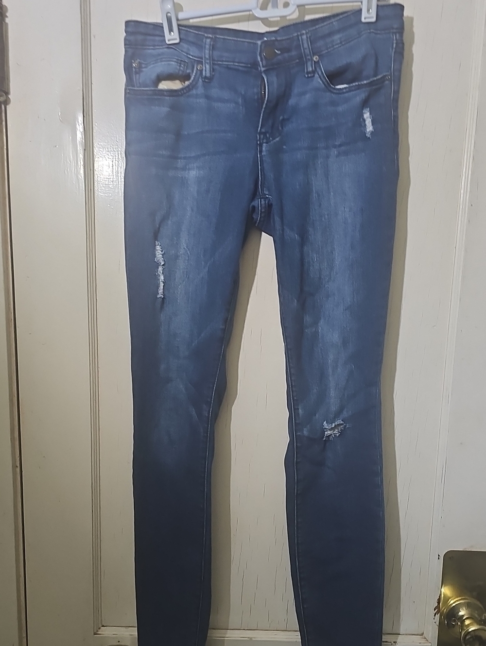 Women’s Gap Jegging Dark Blue Distressed Skinny Jeans